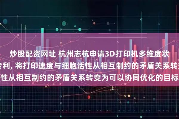 炒股配资网址 杭州志杭申请3D打印机多维度状态数据实时采集系统专利, 将打印速度与细胞活性从相互制约的矛盾关系转变为可以协同优化的目标